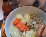 ひよこ豆のポトフ☆ニンニクとベーコン風味作り方15写真