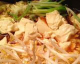 豆腐もやし入り！もつ鍋風とろ〜り焼きそば作り方4写真