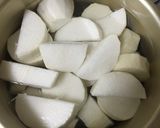 ヘルシー！大根たっぷり豚もも肉の角煮作り方3写真