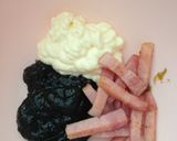 のりマヨベーコンの絶品パスタ作り方2写真