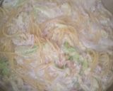 簡単☆とろーり玉子の焼きチーズパスタ作り方3写真