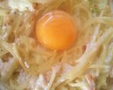 簡単☆とろーり玉子の焼きチーズパスタ作り方4写真