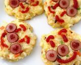 簡単☆アンパンマン ごはんピザ作り方3写真