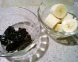 プルーンとバナナのスムージー作り方1写真
