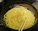 なめ茸と青じその和風パスタ作り方3写真