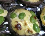 しいたけカップと鮭じゃこ空豆のマヨ焼き作り方4写真