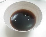 野菜サラダと半熟卵　粉末調味料　添え作り方2写真