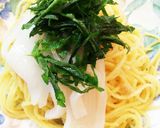 イカと青じその簡単明太子パスタ作り方3写真