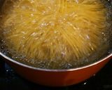簡単♪辛子明太子のクリームパスタ♪作り方1写真