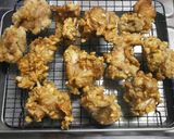 カリカリ衣の鶏唐揚げ✩くるみソース添え作り方4写真