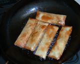 納豆明太チーズ春巻き作り方3写真