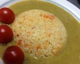 爽やか！炊飯器でトマトのガーリックライス作り方8写真