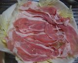 白菜と豚薄切り肉の重ね蒸し作り方2写真