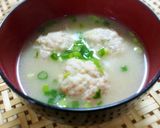 金目鯛のつみれ味噌汁作り方3写真