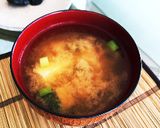 甘くて美味しい簡単玉ねぎと豆腐のお味噌汁作り方6写真