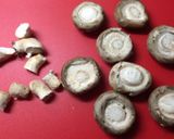 椎茸のジェノベグリル。作り方1写真