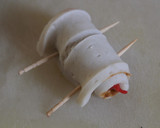 お弁当に＊紅生姜のちくわ巻き～たこ焼き風作り方2写真