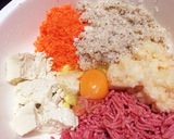 簡単★ダイエットレシピ②煮込みハンバーグ作り方1写真