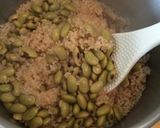 青豆入りの玄米ご飯を圧力鍋で♬作り方3写真
