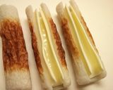 おつまみに♪チーズ胡桃ちくわ作り方2写真