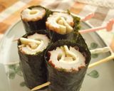 おつまみに♪チーズ胡桃ちくわ作り方4写真
