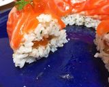 ホームパーティに♪サーモンの寿司ケーキ♪作り方5写真