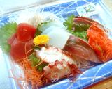 お刺身パックｄｅお手軽手毬寿司作り方3写真