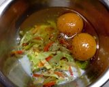 残り野菜をお片付け 朝のベジオム作り方4写真