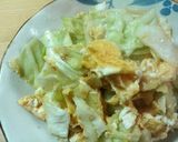 ふわシャキ食感！卵とキャベツの炒めもの作り方7写真