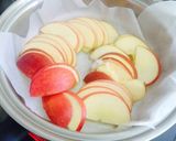 ココナッツオイルで焼き林檎トースト作り方2写真