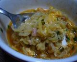 ボリュームたっぷり豚白菜鍋とラーメン雑炊作り方5写真