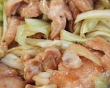 照り鶏とキャベツのバター炒め作り方7写真