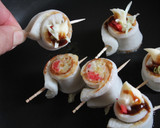 お弁当に＊紅生姜のちくわ巻き～たこ焼き風作り方4写真
