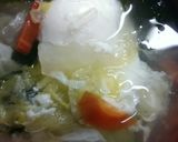 ひとりまるごと1個の卵◆白菜と卵の味噌汁作り方5写真