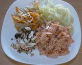 鮭と野菜の焼き がんもどき作り方3写真