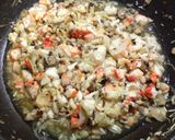蟹と干し椎茸の和風パスタ作り方3写真