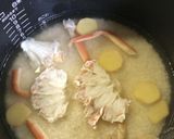 カニすき残り汁！炊飯器で簡単！かにご飯作り方2写真