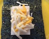 切り餅レンジで1分★海苔巻きチーズ作り方9写真