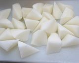 簡単トロトロ～♫鶏手羽中と大根の煮物作り方1写真