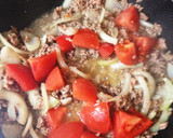 簡単大根とトマト挽肉炒め作り方4写真