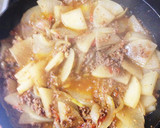 簡単大根とトマト挽肉炒め作り方6写真