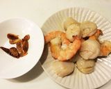 海老と帆立、アスパラガスのあっさりパスタ作り方6写真