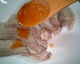 はちみつオレンジソースでさっぱりゆで豚作り方6写真