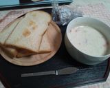 豆乳クリームスープ☆味噌汁作り方4写真