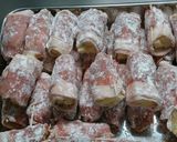 りんごサツマイモ豚肉ロールトマトソース煮作り方4写真