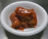 りんごサツマイモ豚肉ロールトマトソース煮作り方8写真