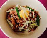 冷凍卵を乗せて♪スタミナ甘辛豚そぼろ丼作り方9写真