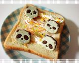 さくさくパンダ×クリームチョコトースト♡作り方2写真