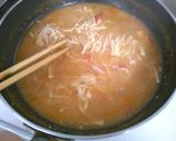 カニカマ 豆腐 えのき 味噌 中華餡かけ作り方4写真