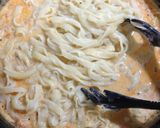 海老のトマトクリームきしめん作り方13写真